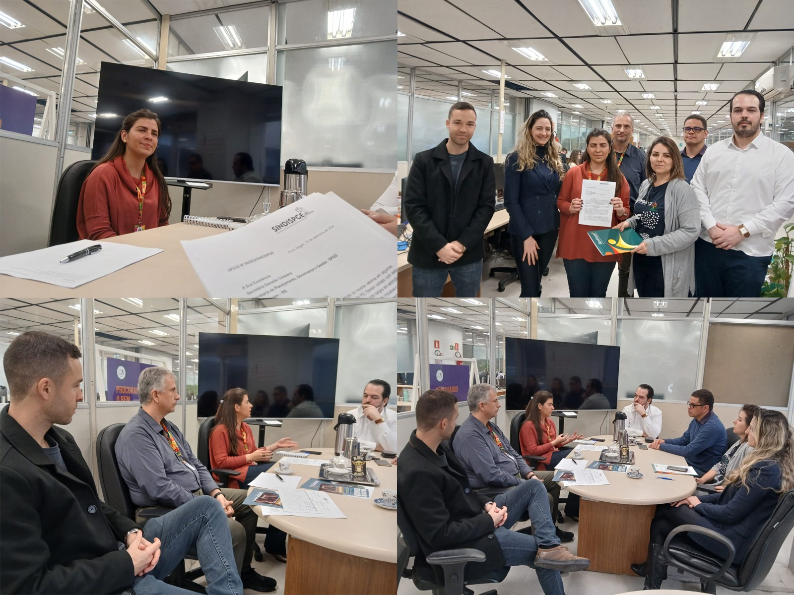 Reunião com a SPGG para tratar de cargos técnicos e pertencentes ao ...